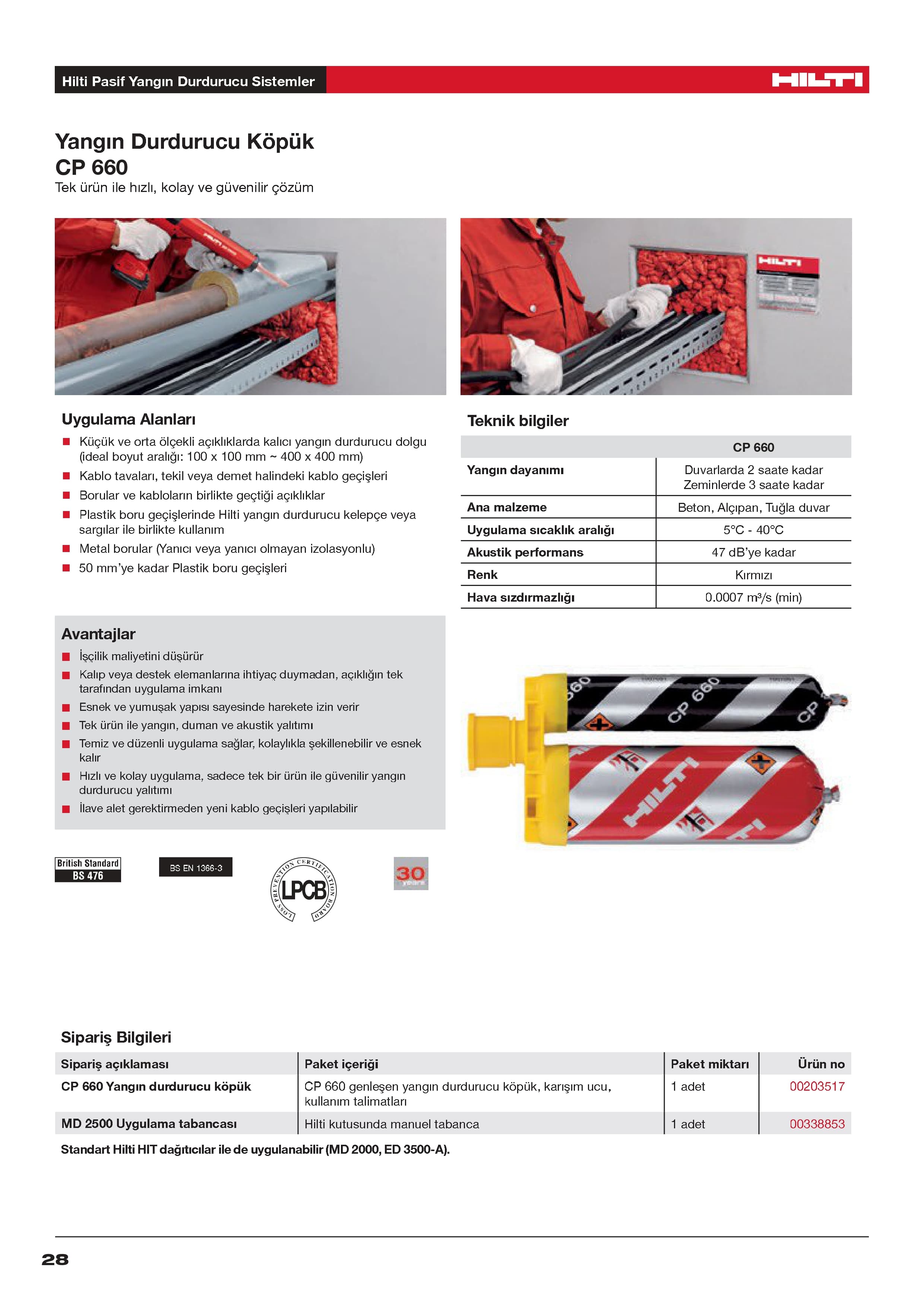 CP 660 YANGIN DURDURUCU İNTÜMESAN KÖPÜK — küçük görsel 3