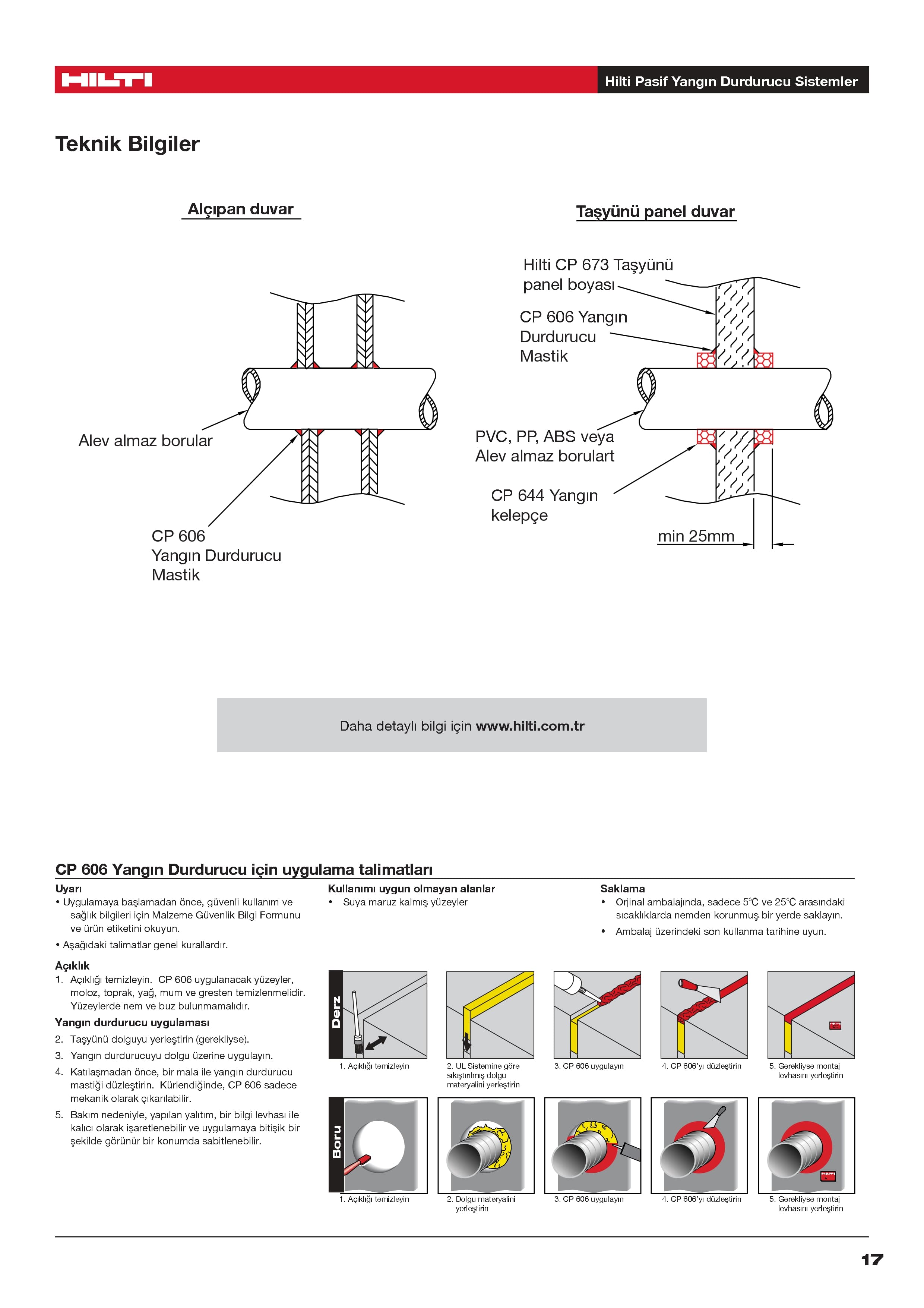 CP 606 YANGIN DURDURUCU AKUSTİK MASTİK — küçük görsel 4