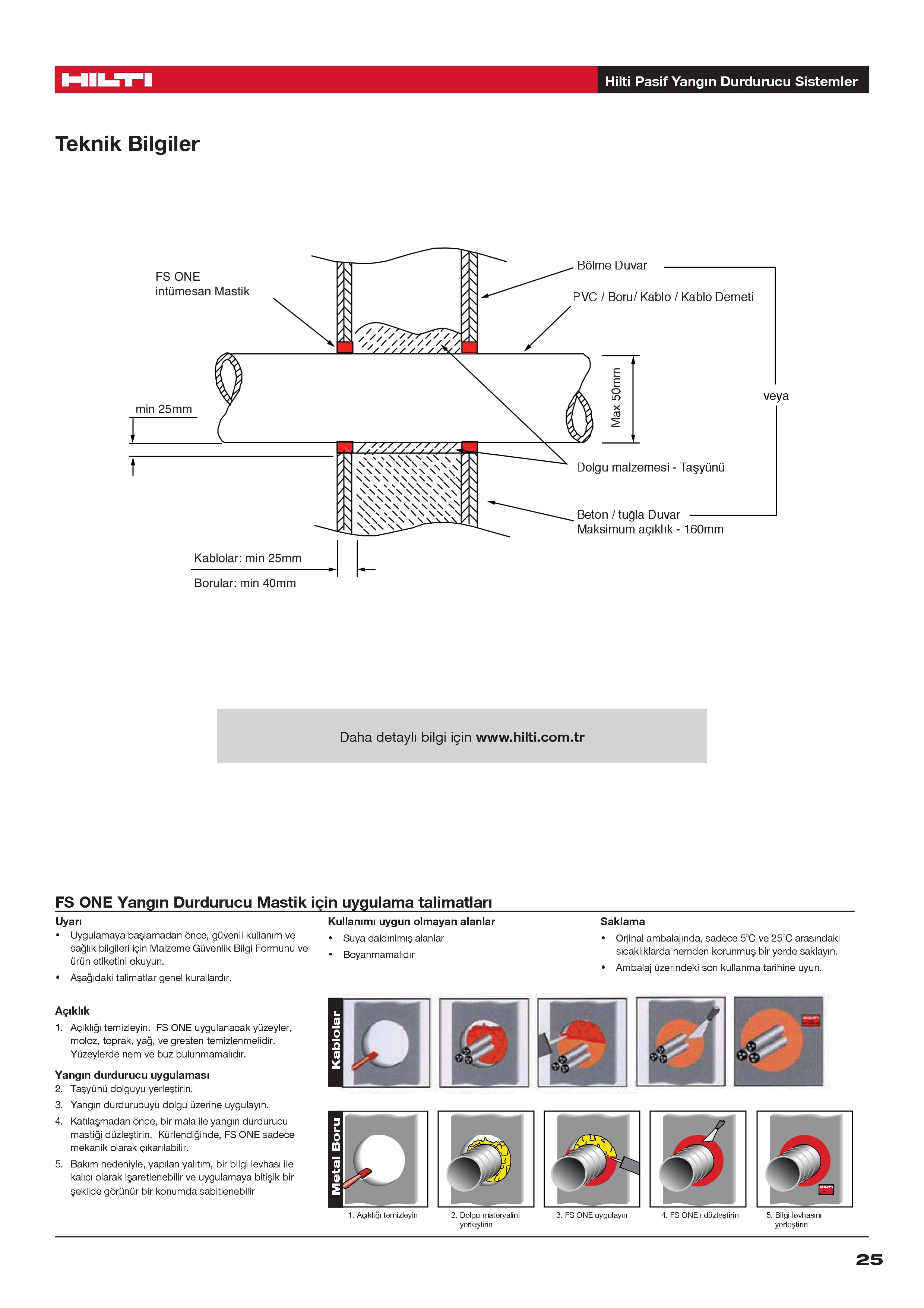 FS-ONE YANGIN DURDURUCU İNTÜMESAN MASTİK — küçük görsel 4