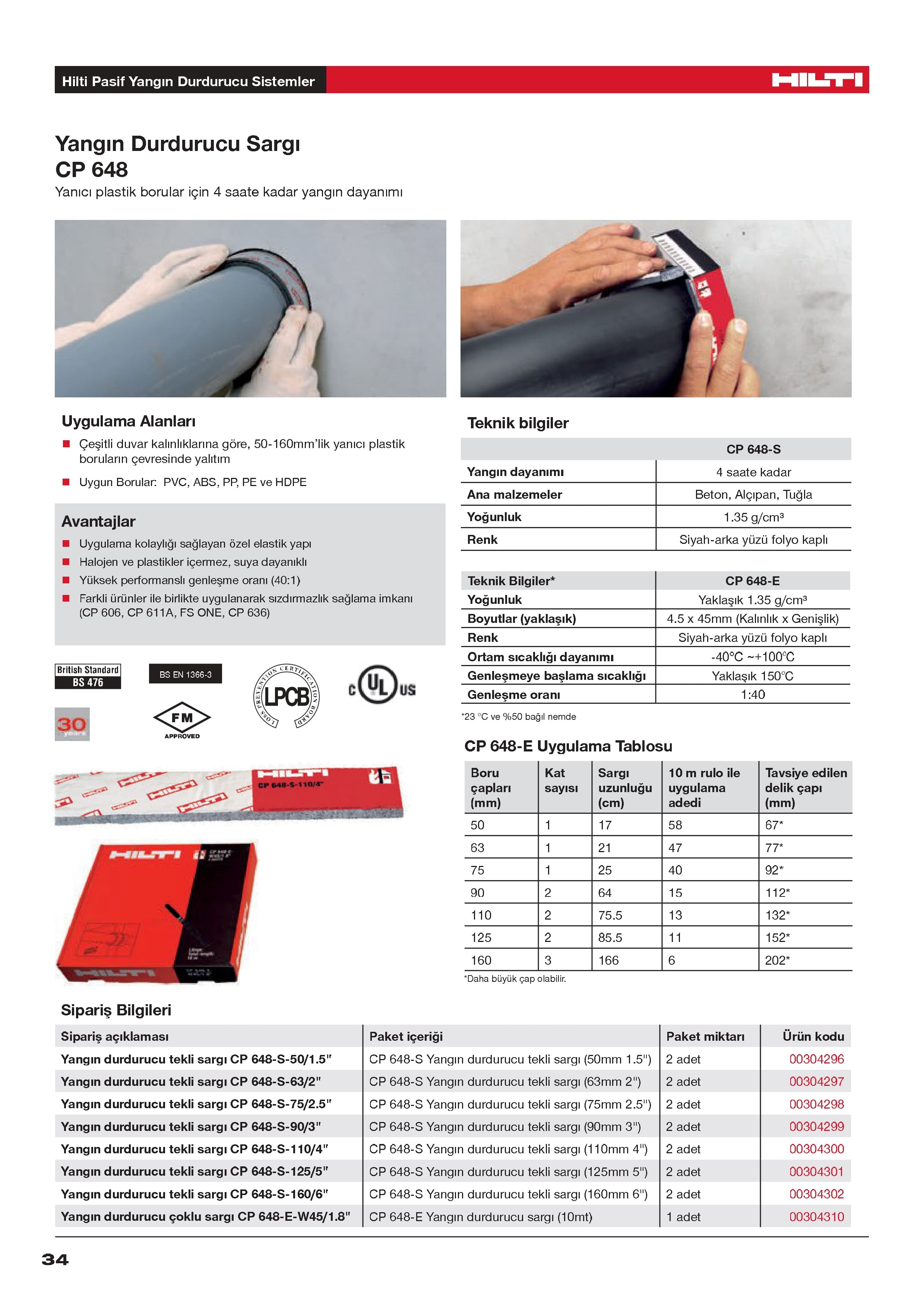 CP 648 YANGIN DURDURUCU İNTÜMESAN SARGI — küçük görsel 3