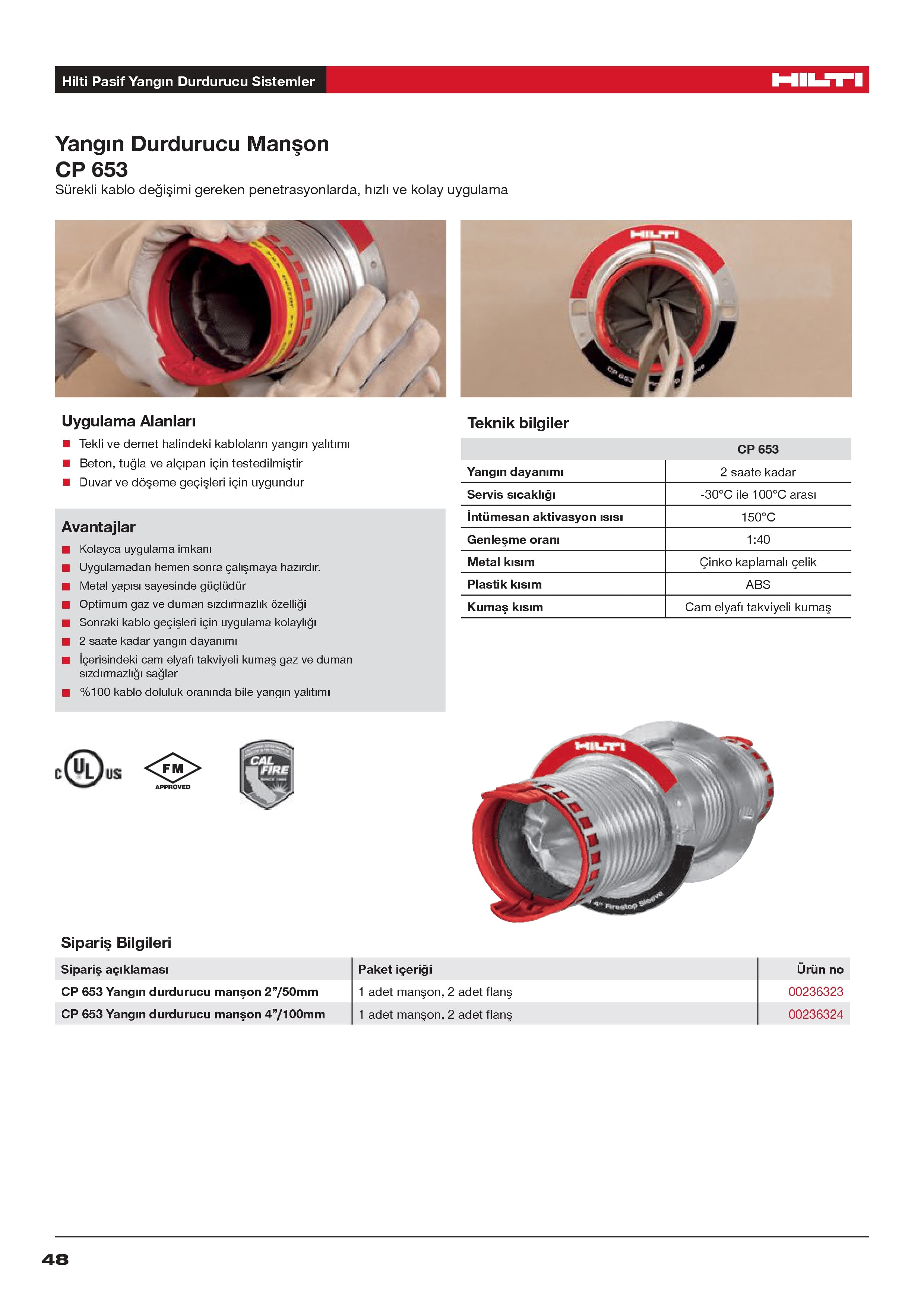 CP 653 YANGIN DURDURUCU MANŞON — küçük görsel 2